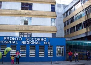 Hospital Regional Sul em Santo Amaro